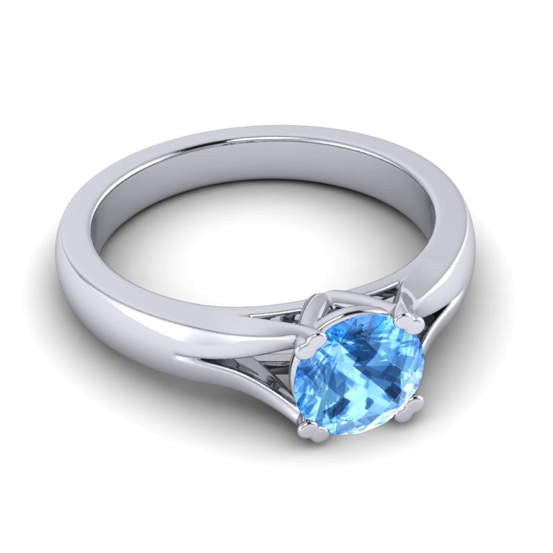 Fulfilling Ring (Swiss Blue Topaz)