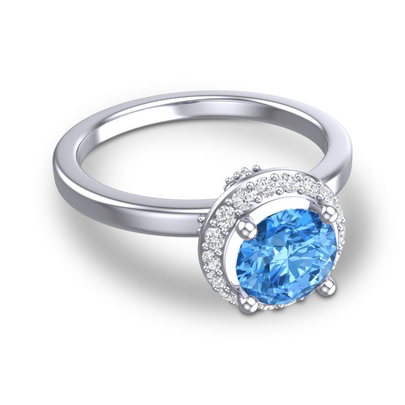 Sublime Beauty Ring (Swiss Blue Topaz)